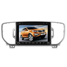 Quad Core Android 4.4.4 coche DVD apto para KIA Sportage R 2016 2017 GPS navegación Radio Audio Video Player